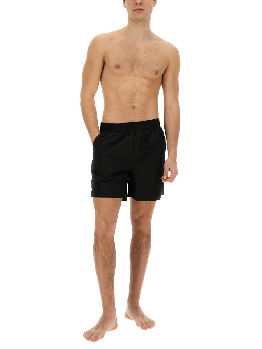 Shop Diesel Boxer Costume With Logo In Black