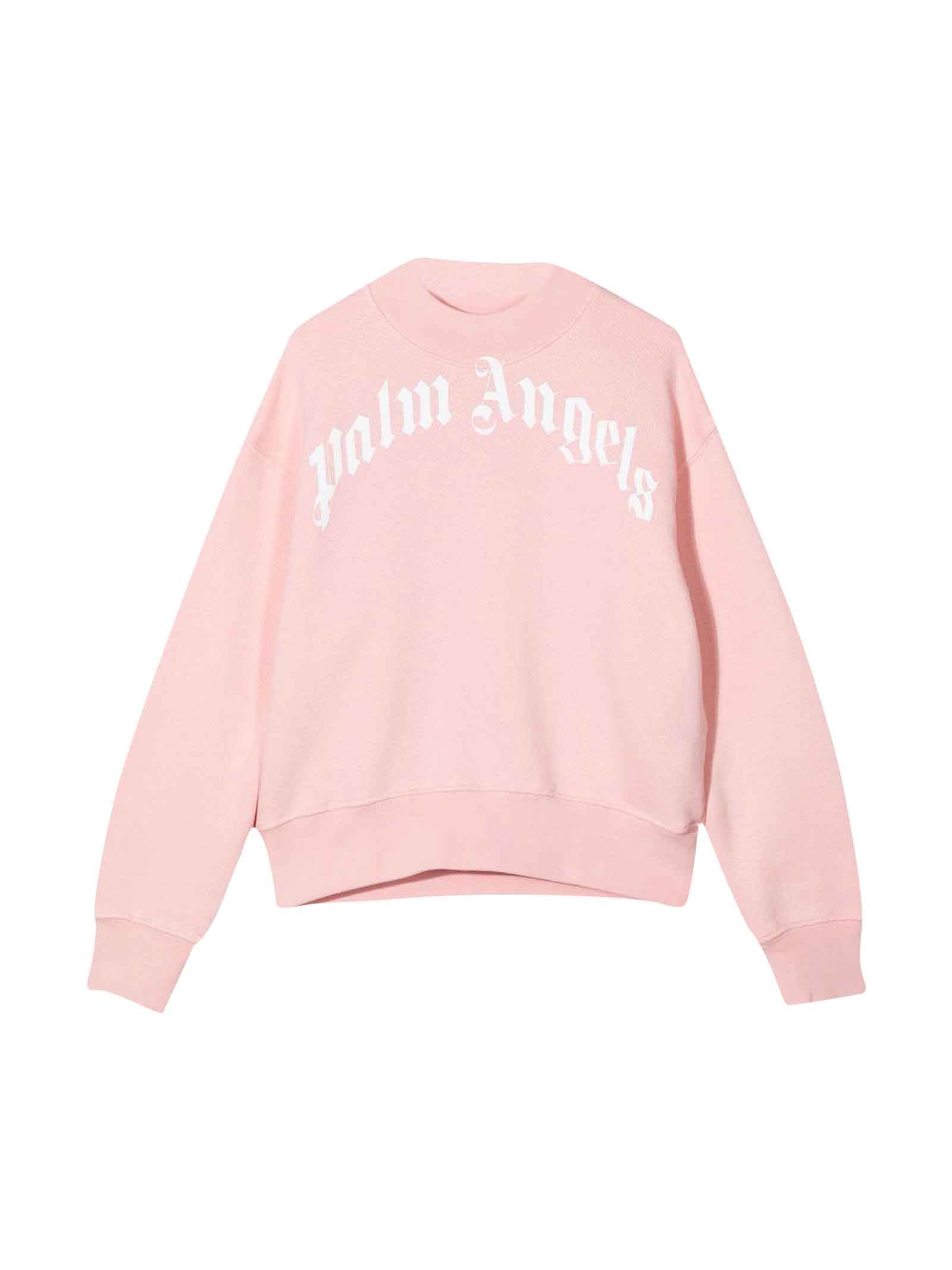 Palm Angels Pink Moschino Kids Girl Sweatshirt