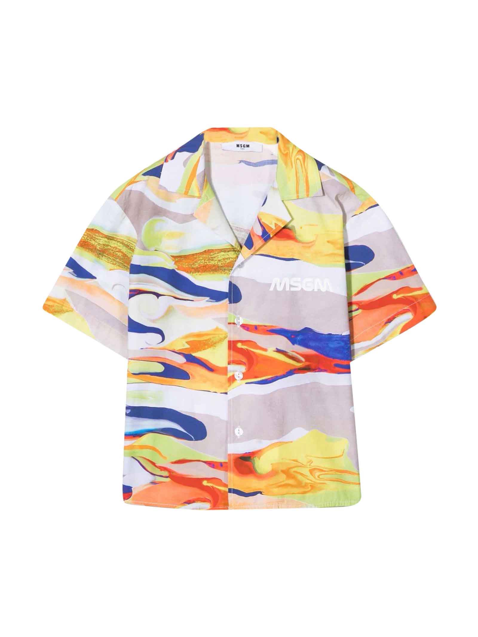 MSGM Multicolor Print Shirt