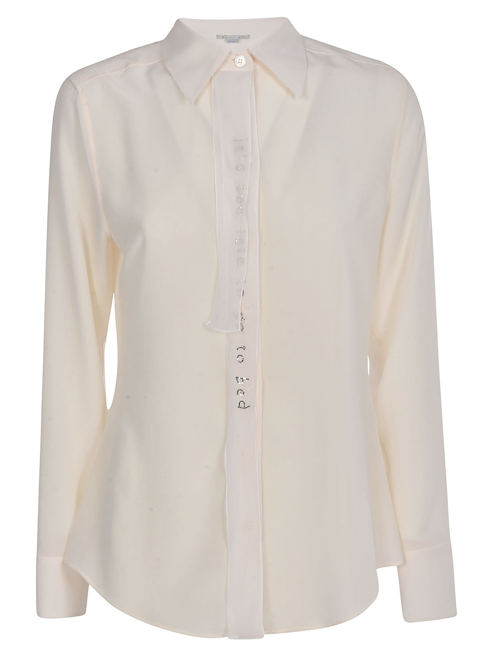 Stella Mccartney Its Too Late To Go To Bed Shirt In Offwhite