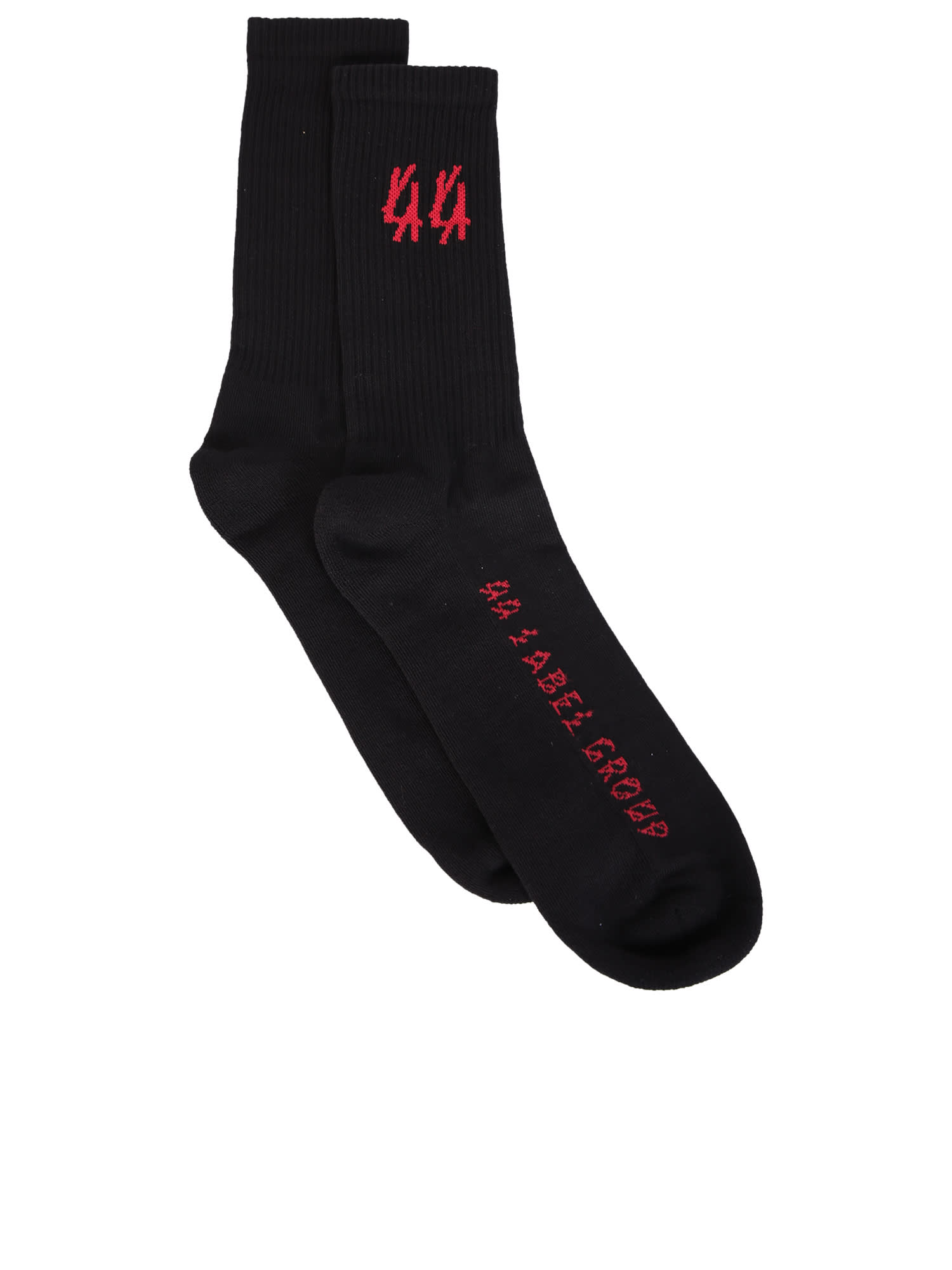 44 Label Group Socks Black/ Red