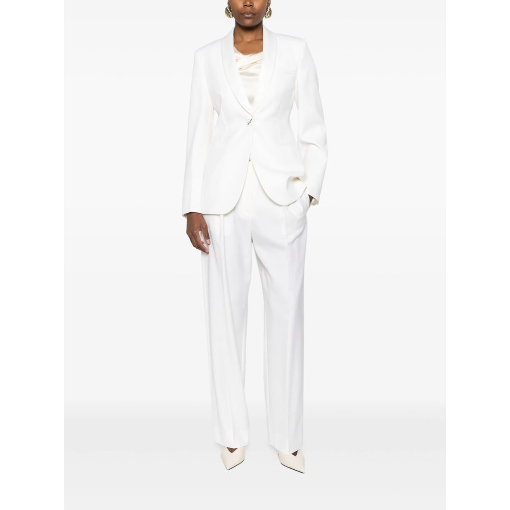 Max Mara Long-sleeved Suit Jacket In Multi