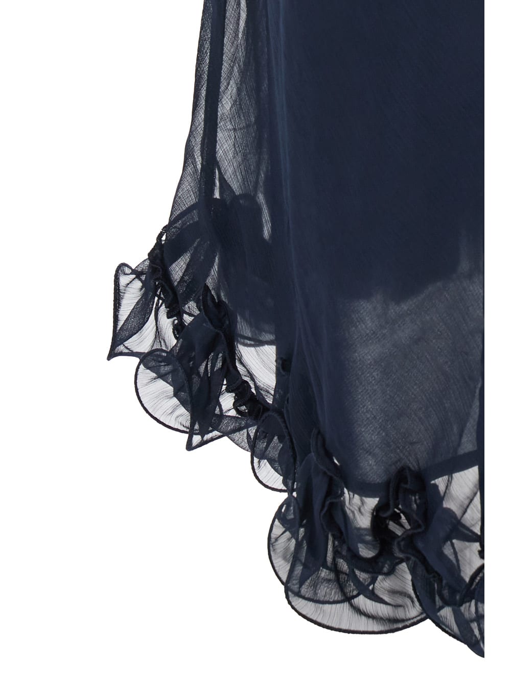 Shop Rotate Birger Christensen Chiffon Ruffle Slip Dress