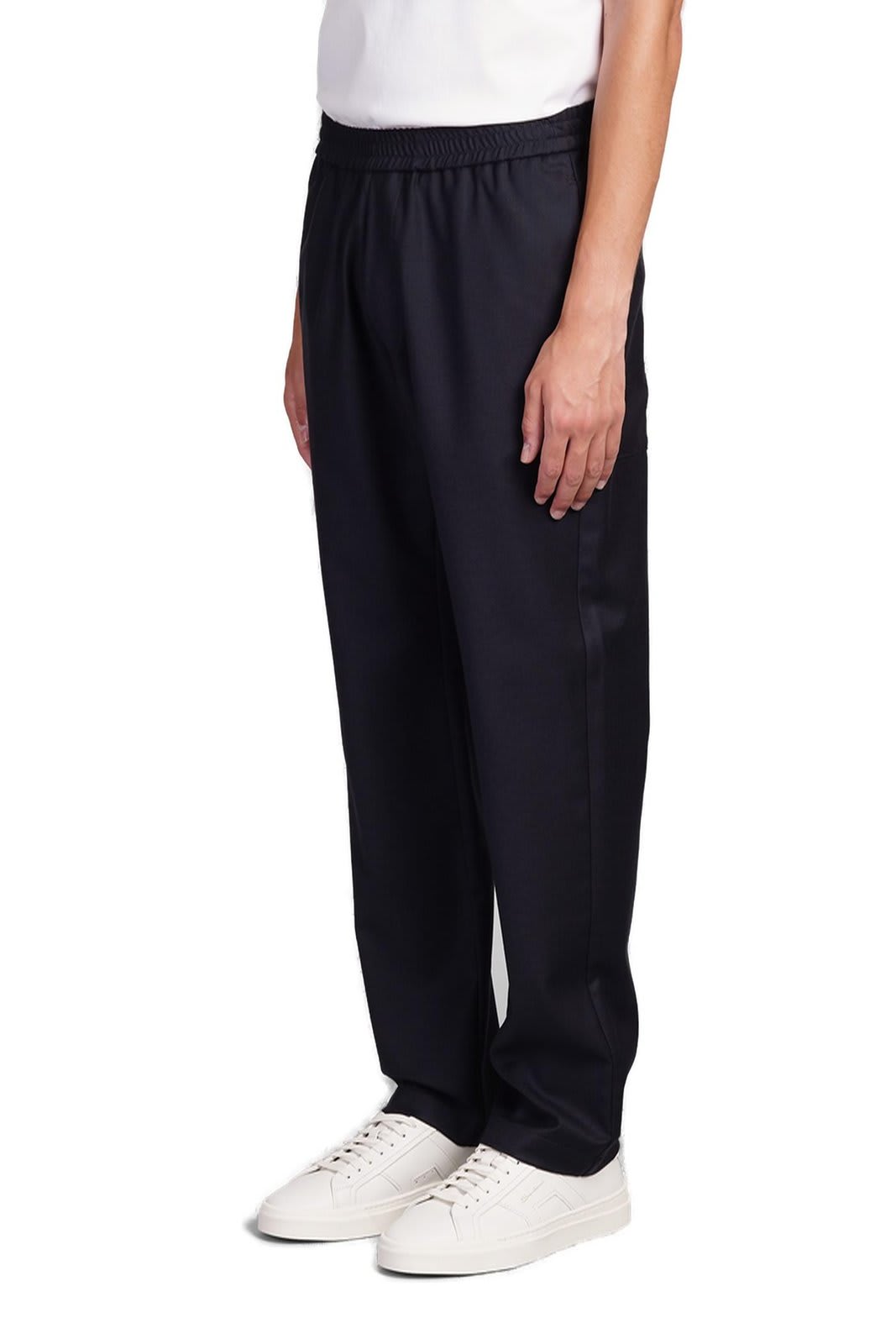 Shop Barena Venezia Bativoga Straight-leg Pants In Blue