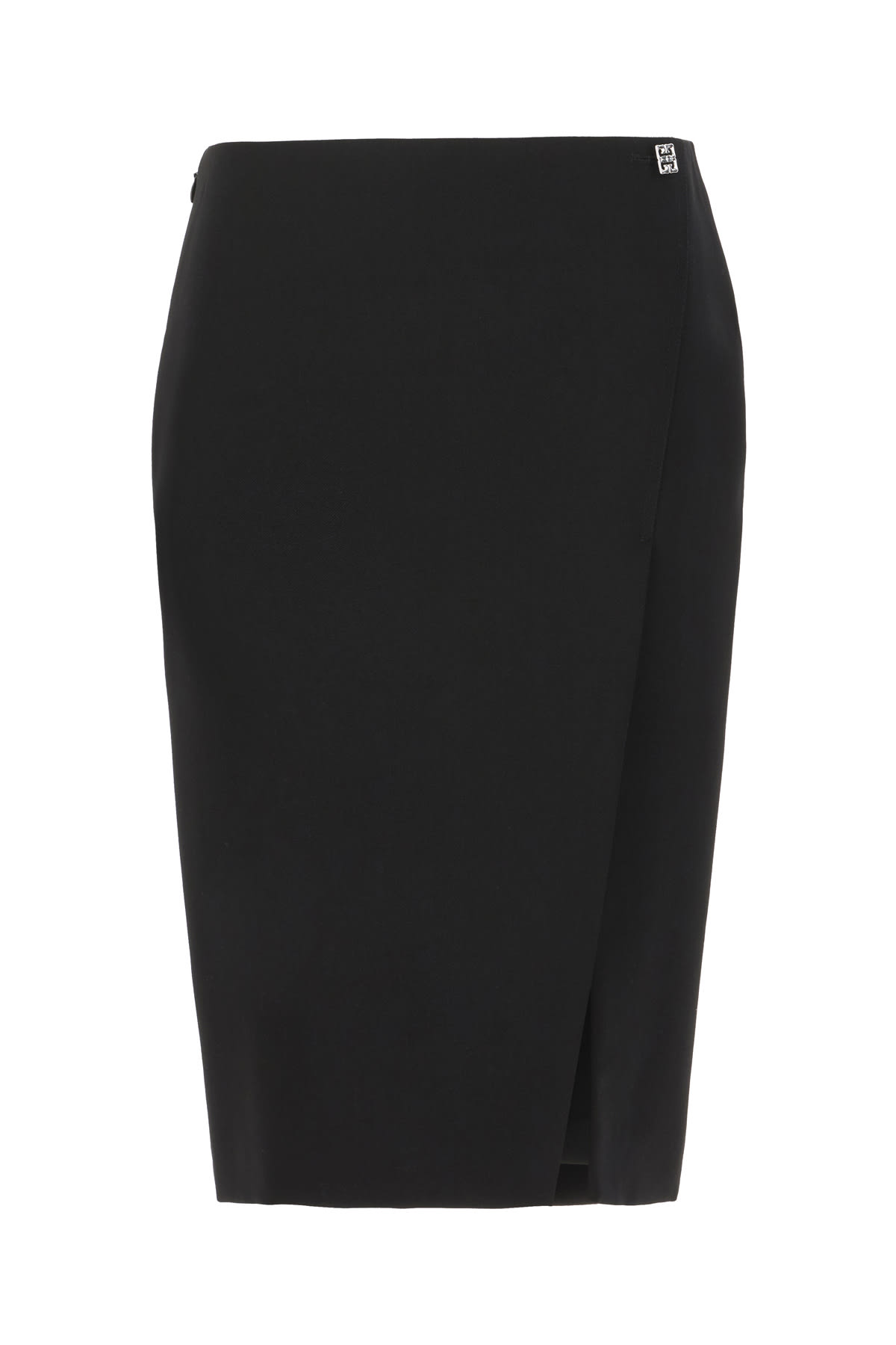 Givenchy Black Wool Skirt