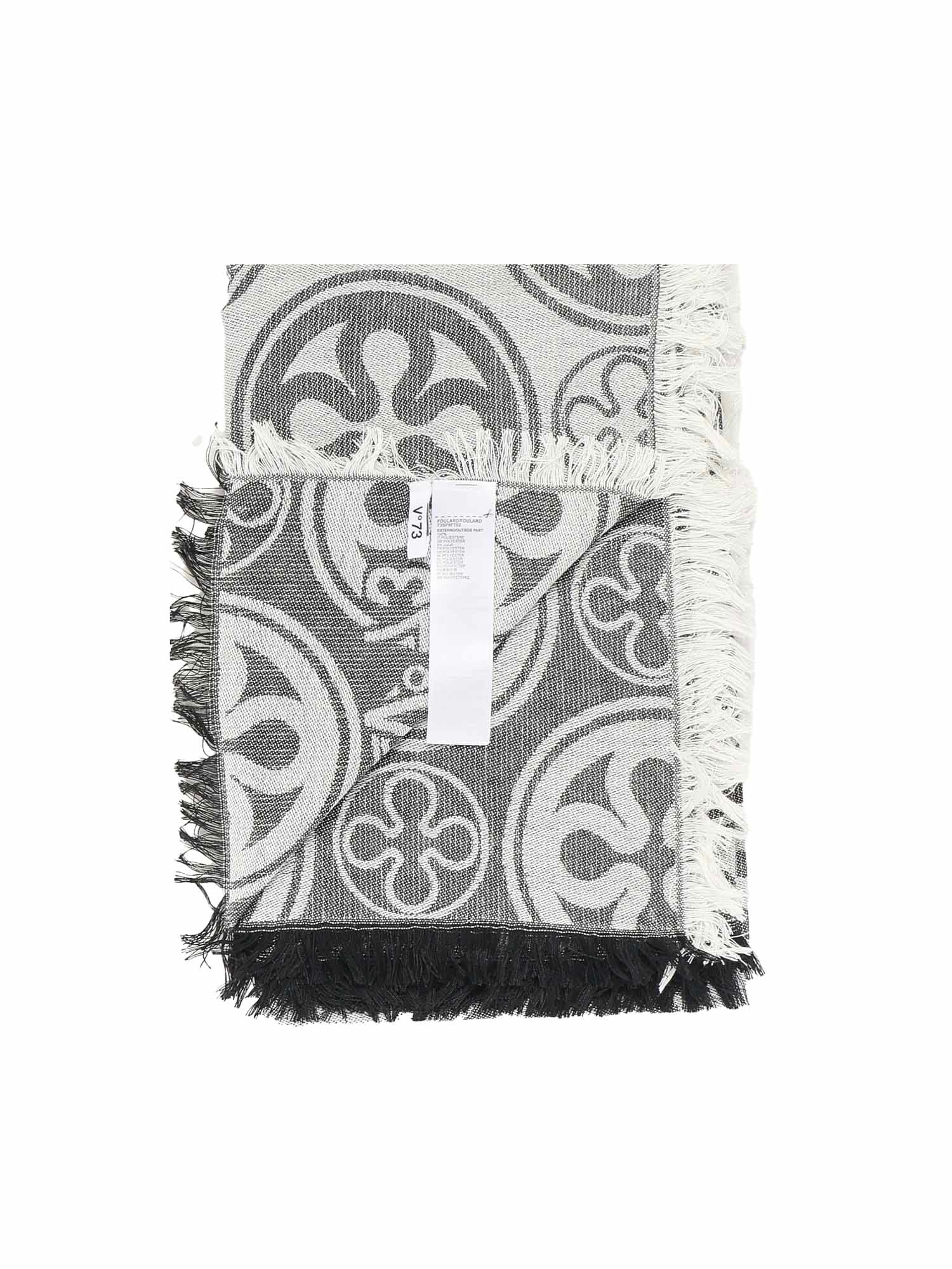 V73 Jacquard Caroline Scarf In Black