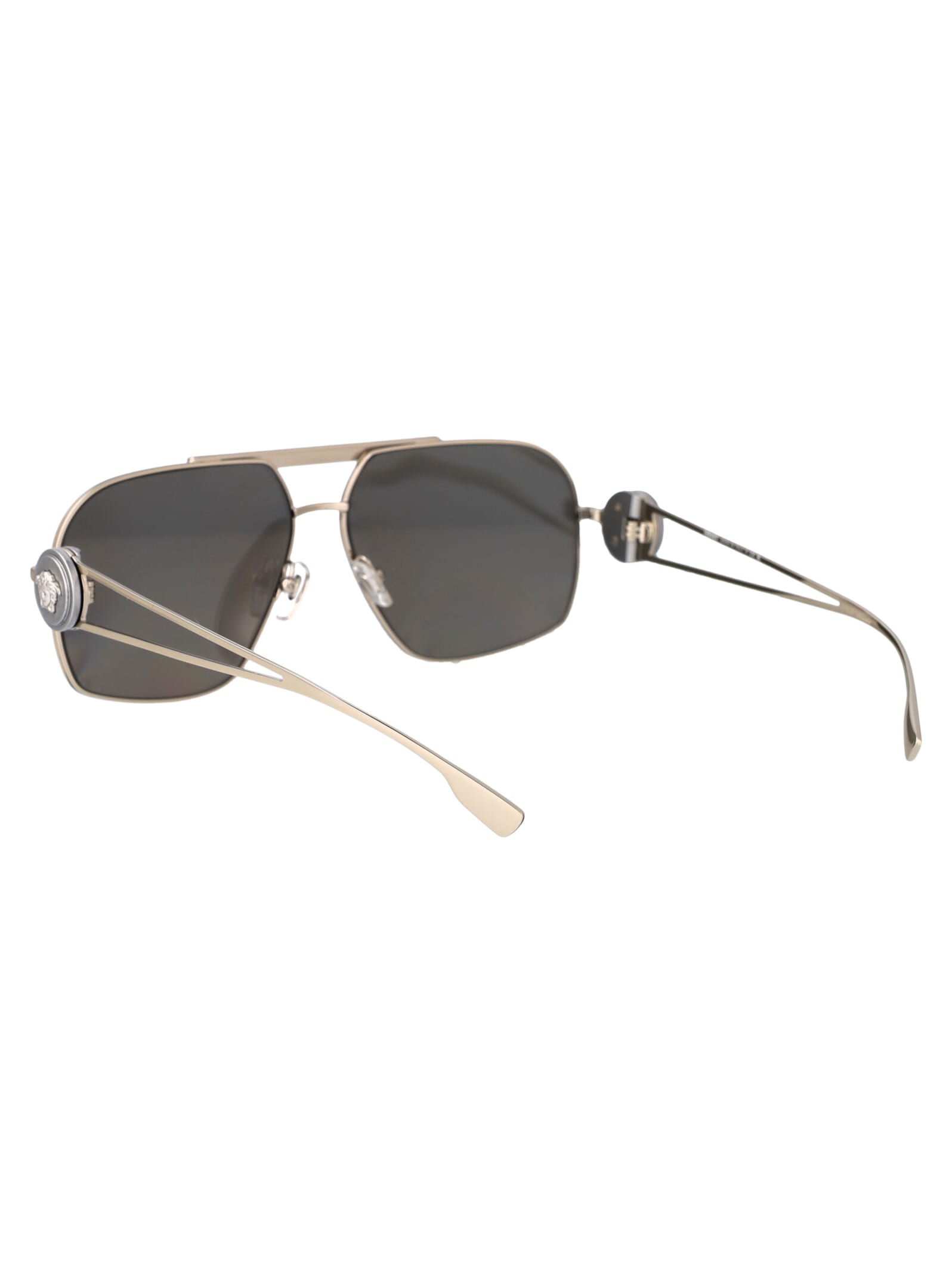 Shop Versace 0ve2269 Sunglasses In 10006g Silver