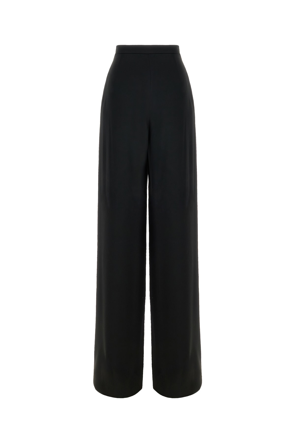 Shop Max Mara Black Acetate Blend Pant In 015