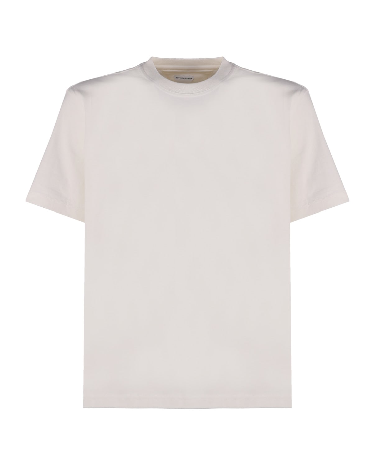 Shop Bottega Veneta Oversize T-shirt In Cotton In Chalk