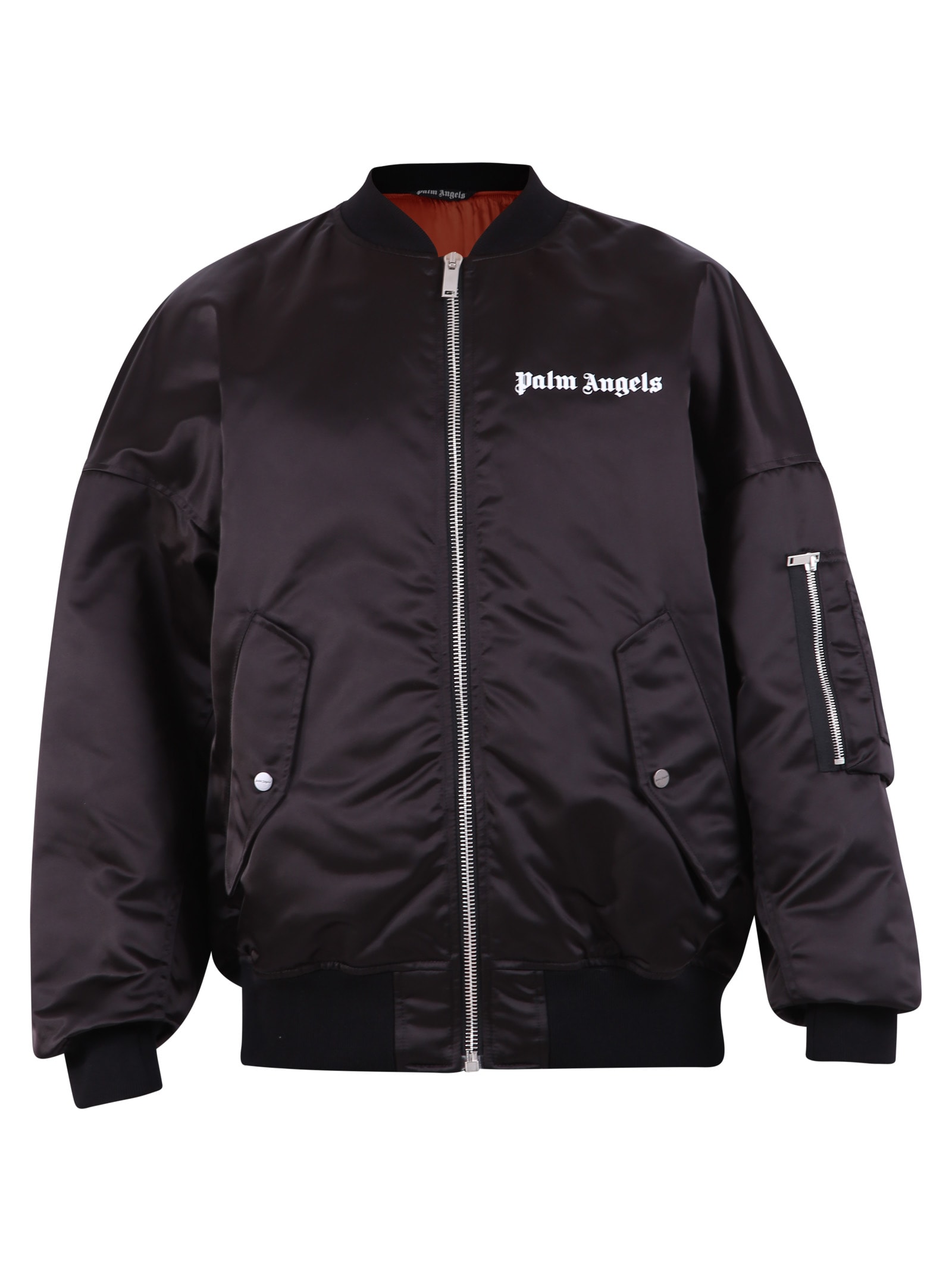 Palm Angels Bomber Jacket In Black | ModeSens