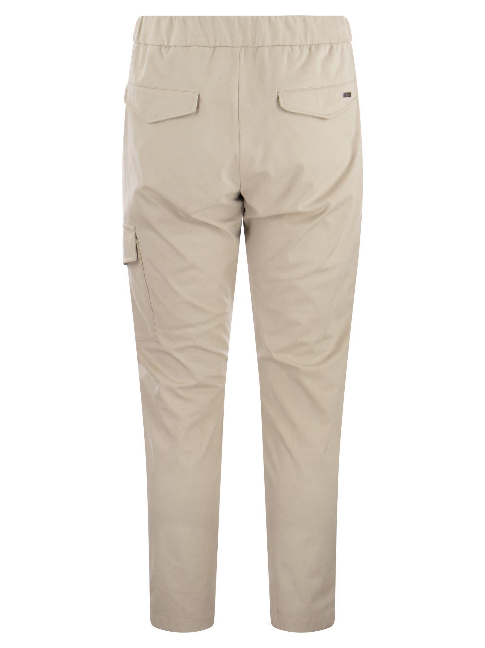 Herno Resort Trousers In Ice