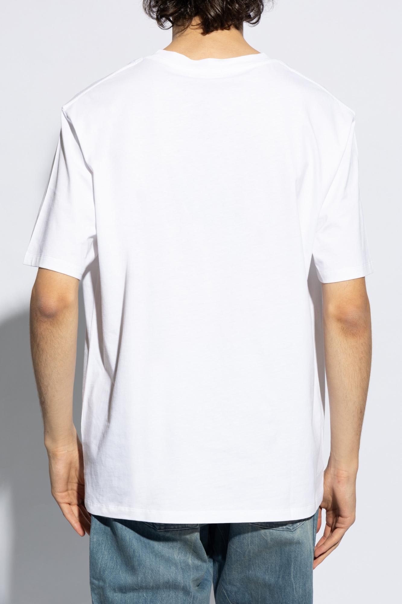 Shop Balmain T-shirt With Logo In White