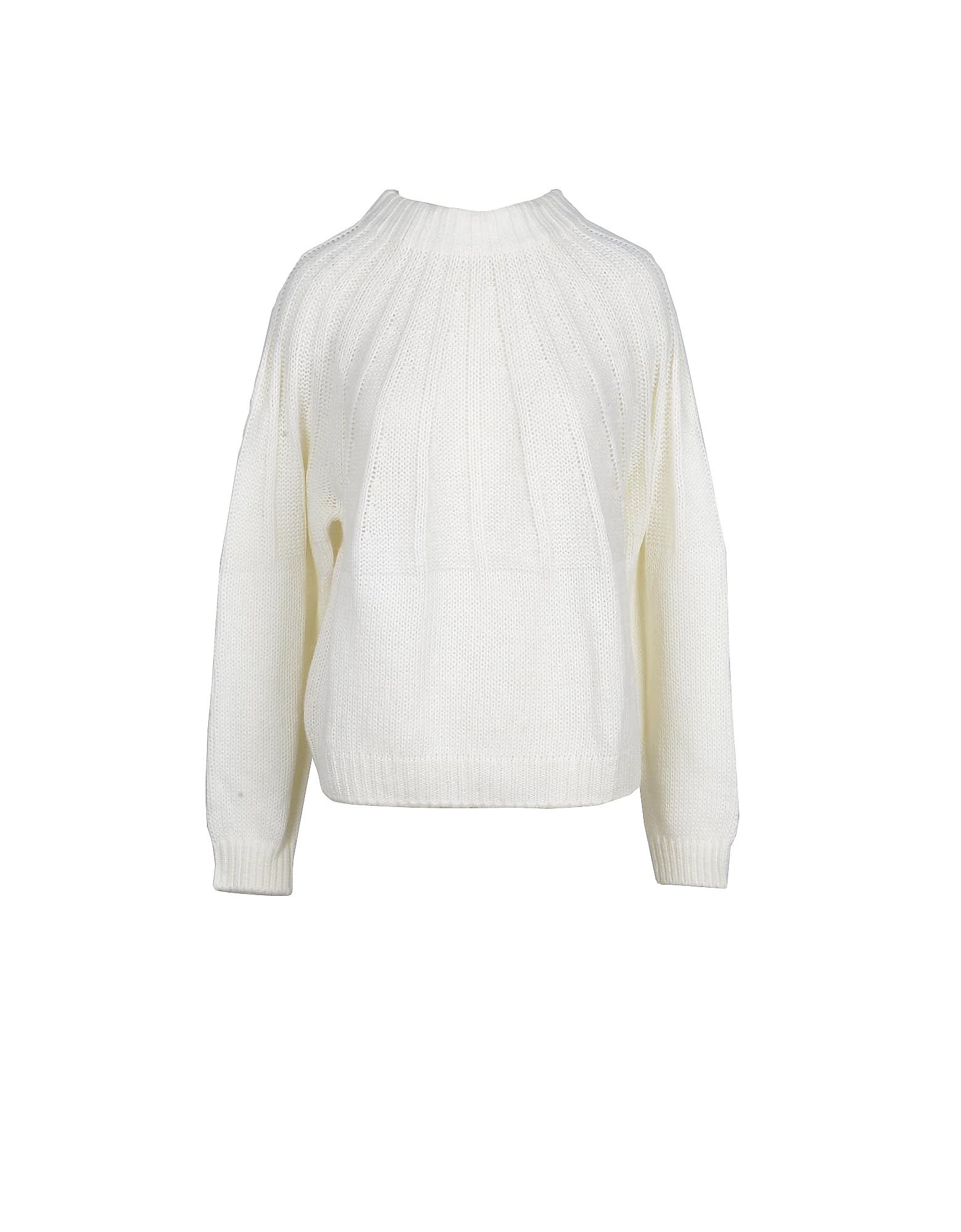 Max Mara Womens White Sweater