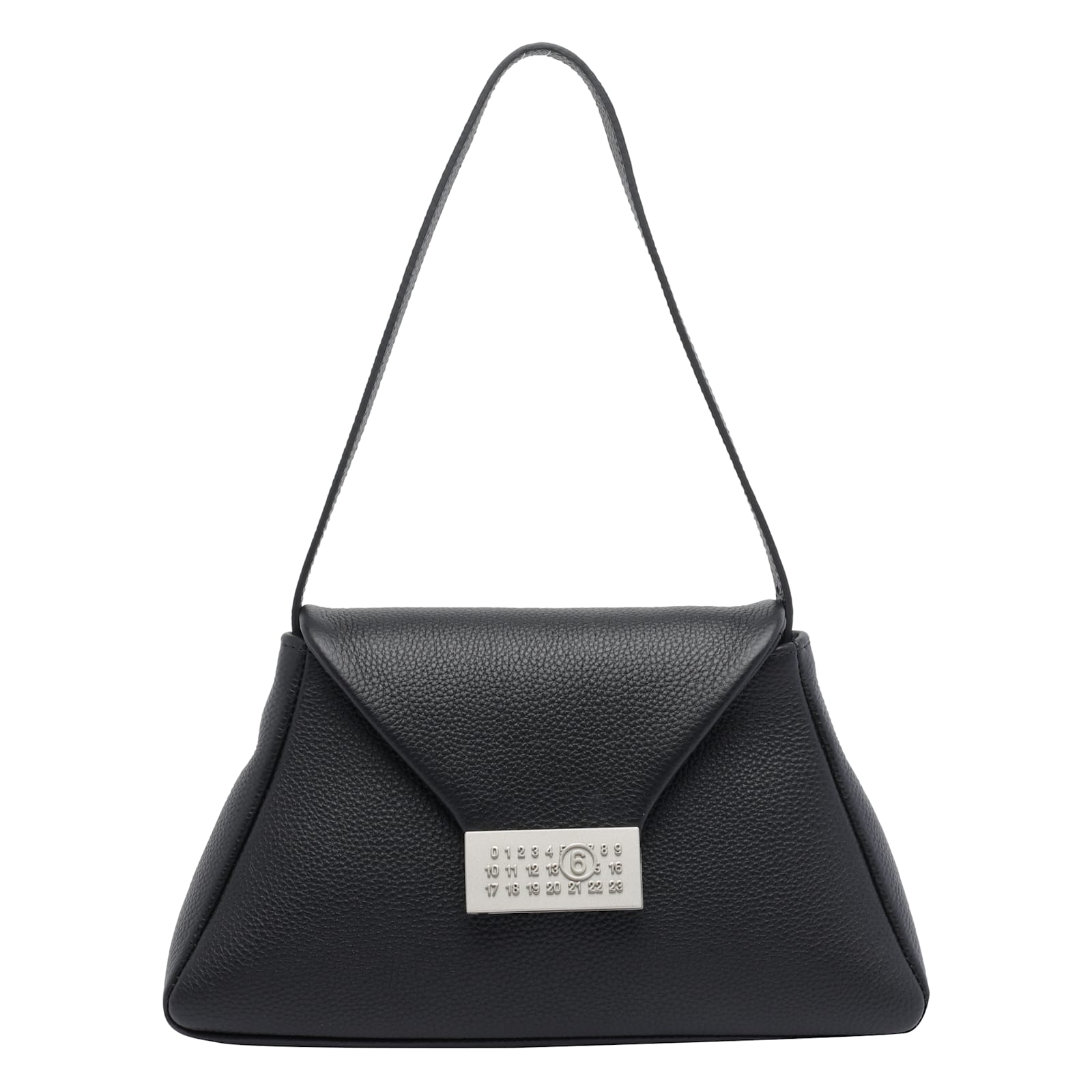 Mm6 Maison Margiela Numeric Shoulder Bag In Black