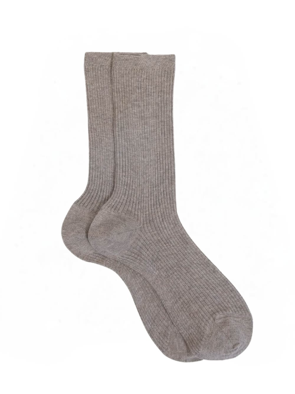 Shop Maria La Rosa Wd013un4008 Socks In Light Grey