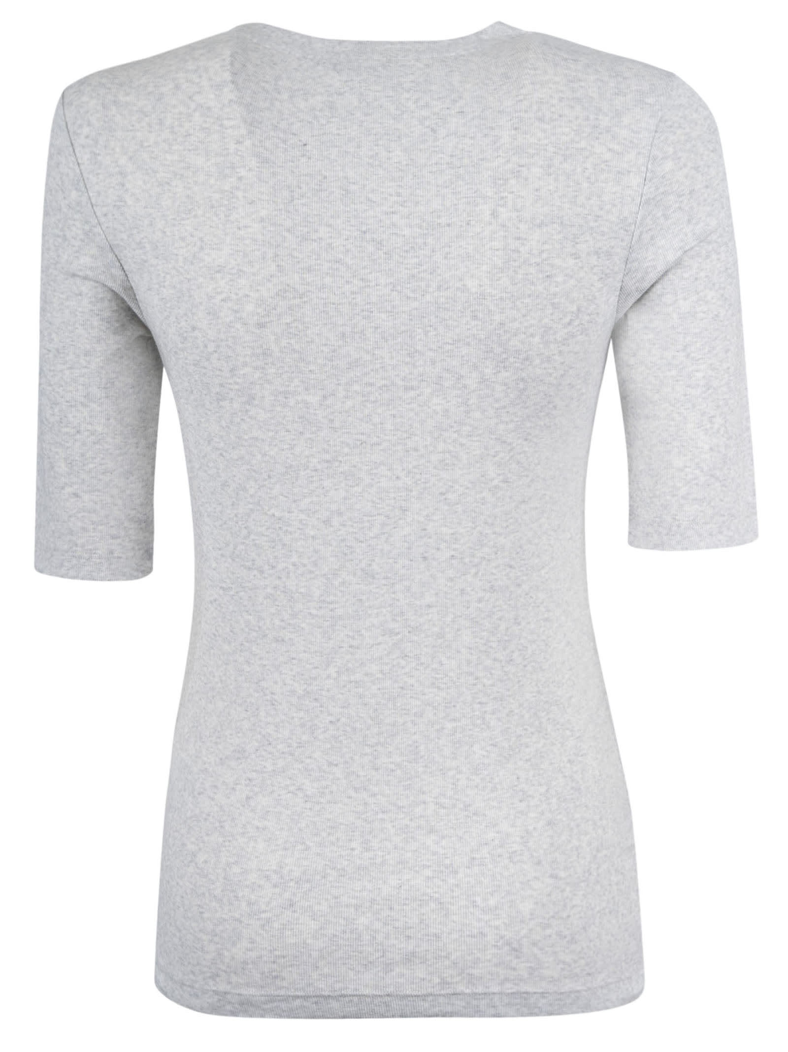 Shop Peserico V-neck Short-sleeved T-shirt In A