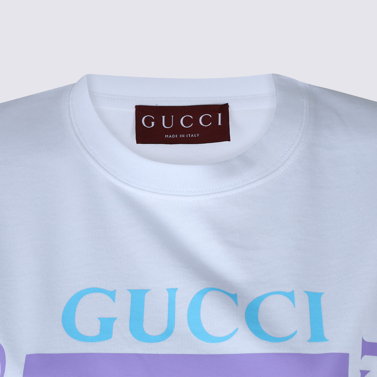 Gucci Women Logo Cotton T-shirt In White