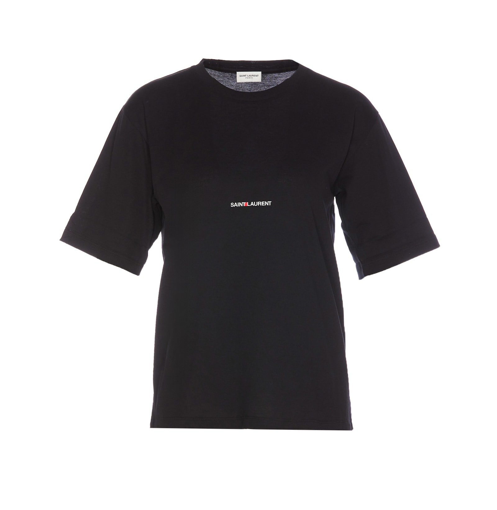 Shop Saint Laurent Boyfriend T-shirt In Black