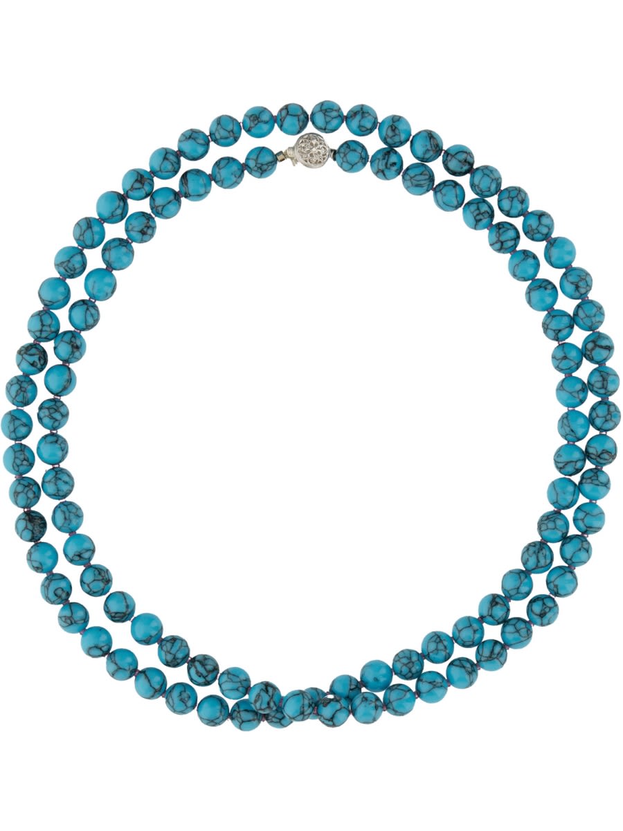 Shop Needles Turquoise Necklace In Baby Blue