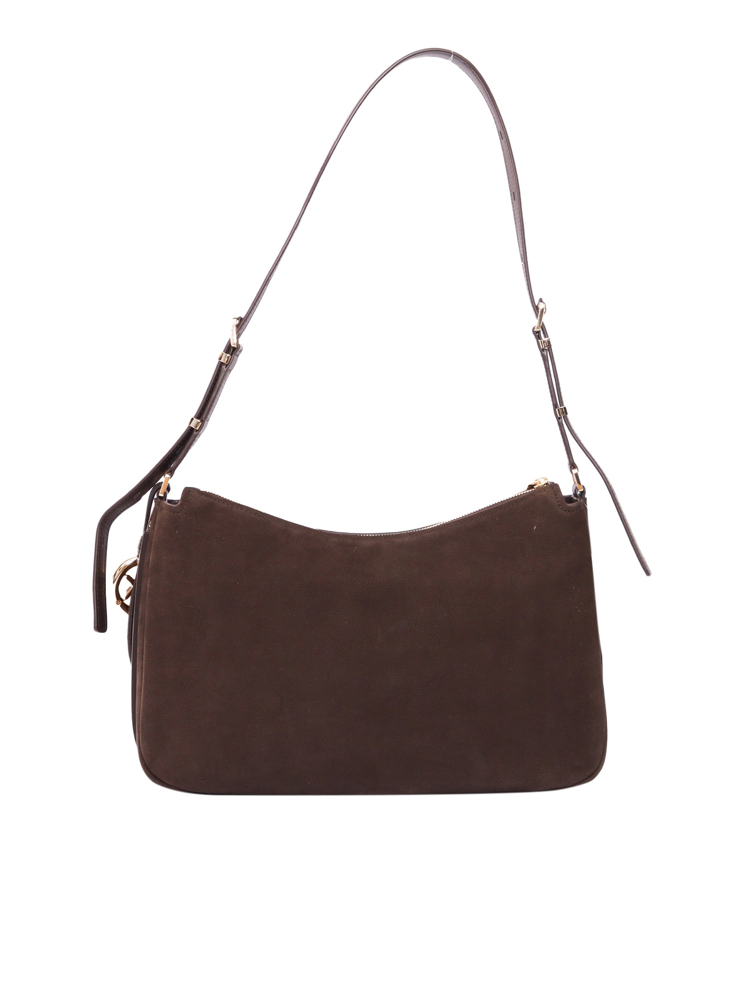Michael Kors Md Tz Conv Shoulder Bag In Brown