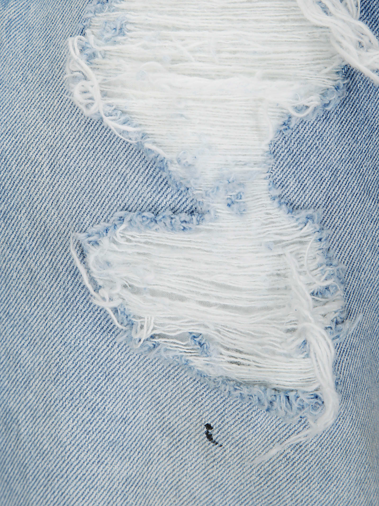 Mm6 Maison Margiela Mm6 By Maison Margiela Sleeveless Front-zip Top In Distressed Denim