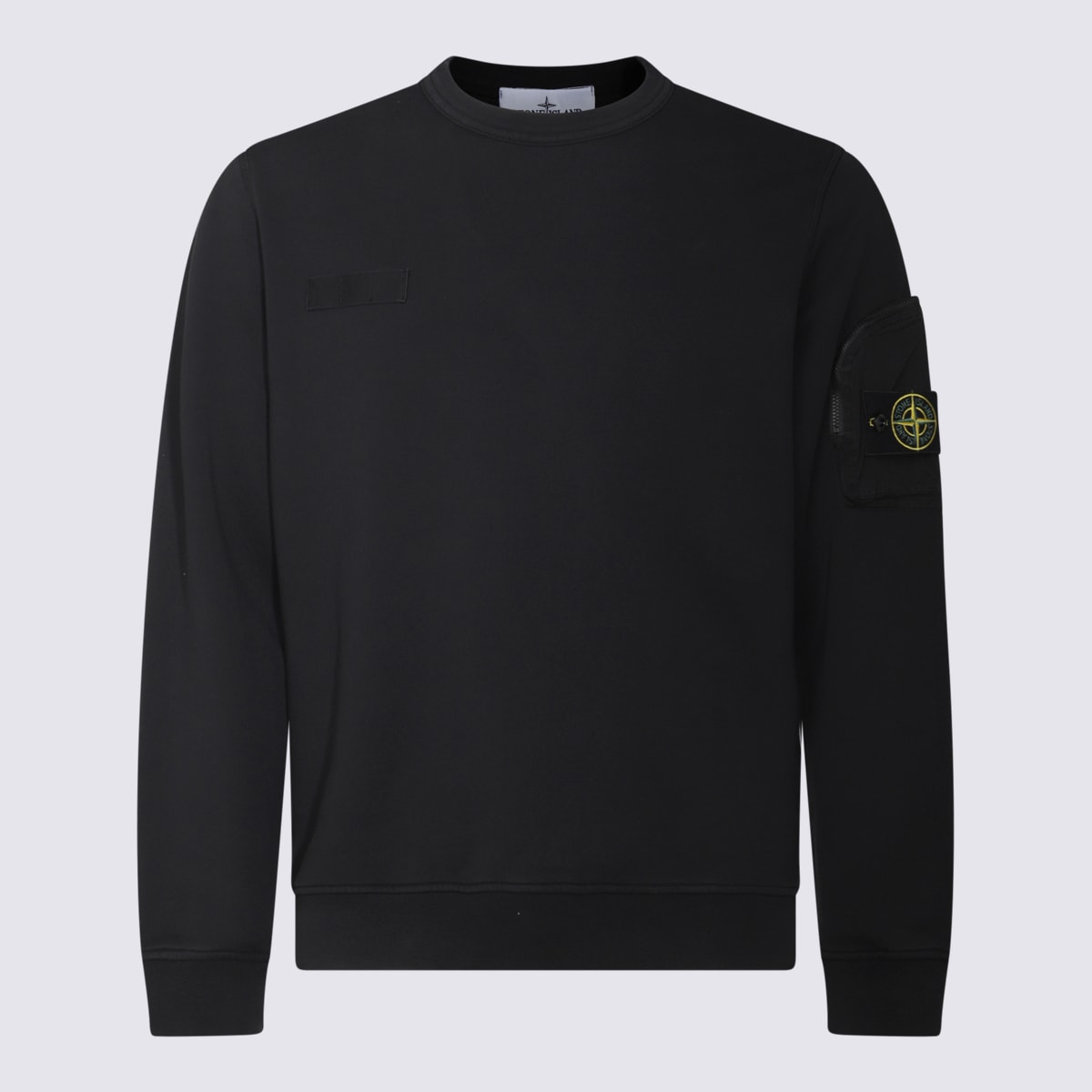 Black Cotton Sweatshirt