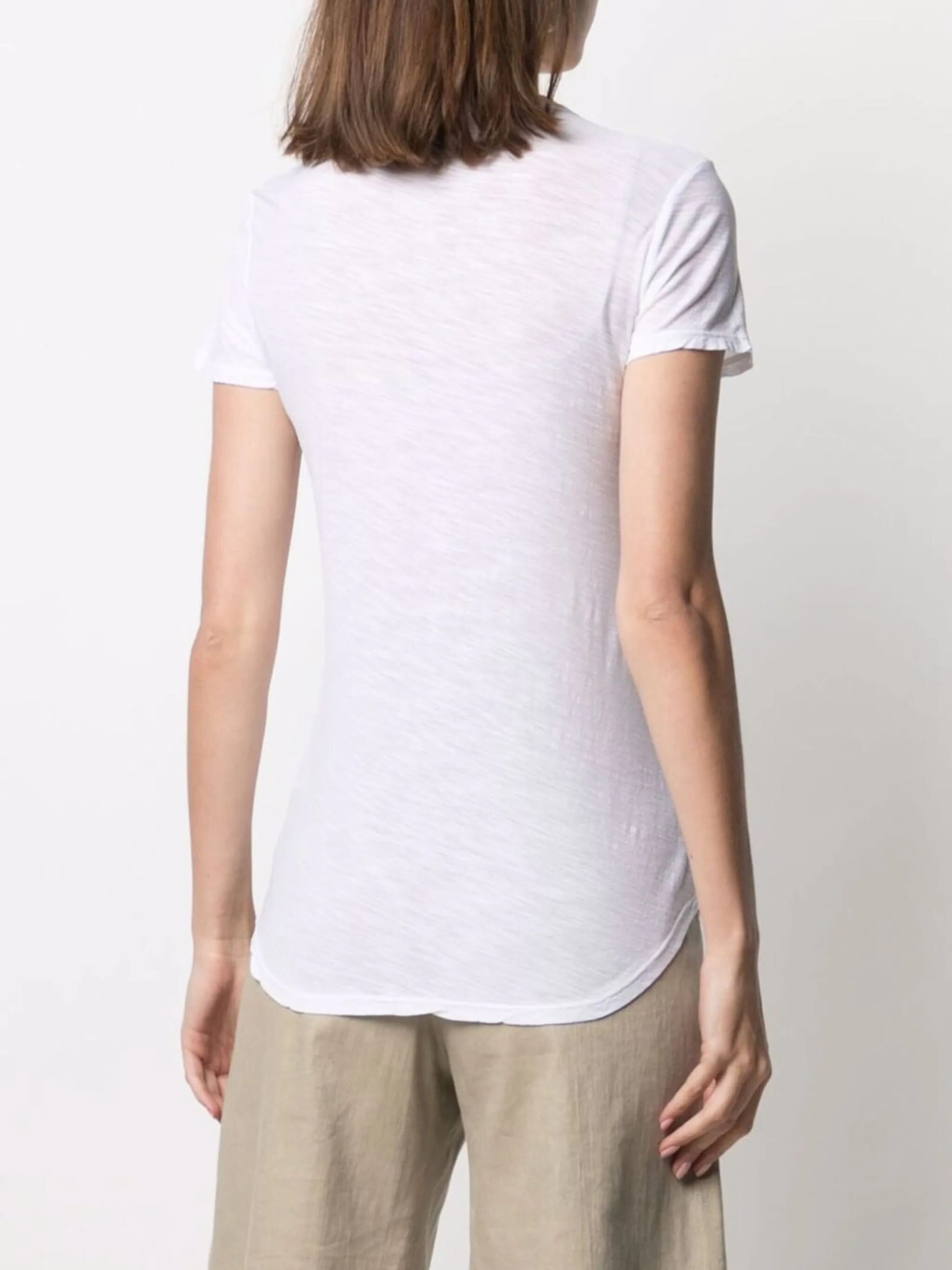 Shop James Perse Tshirt Avvitata In White