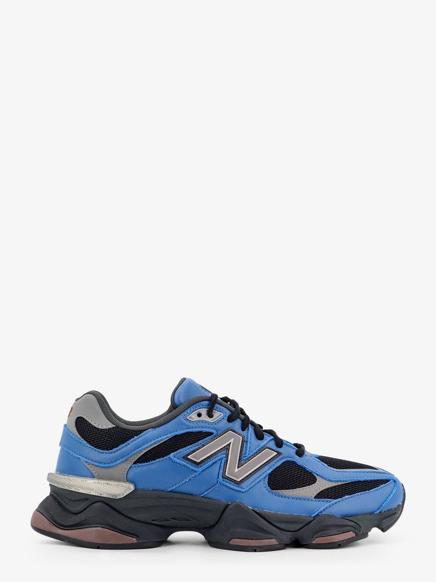 Shop New Balance Leather And Mesh Sneakers In Blue