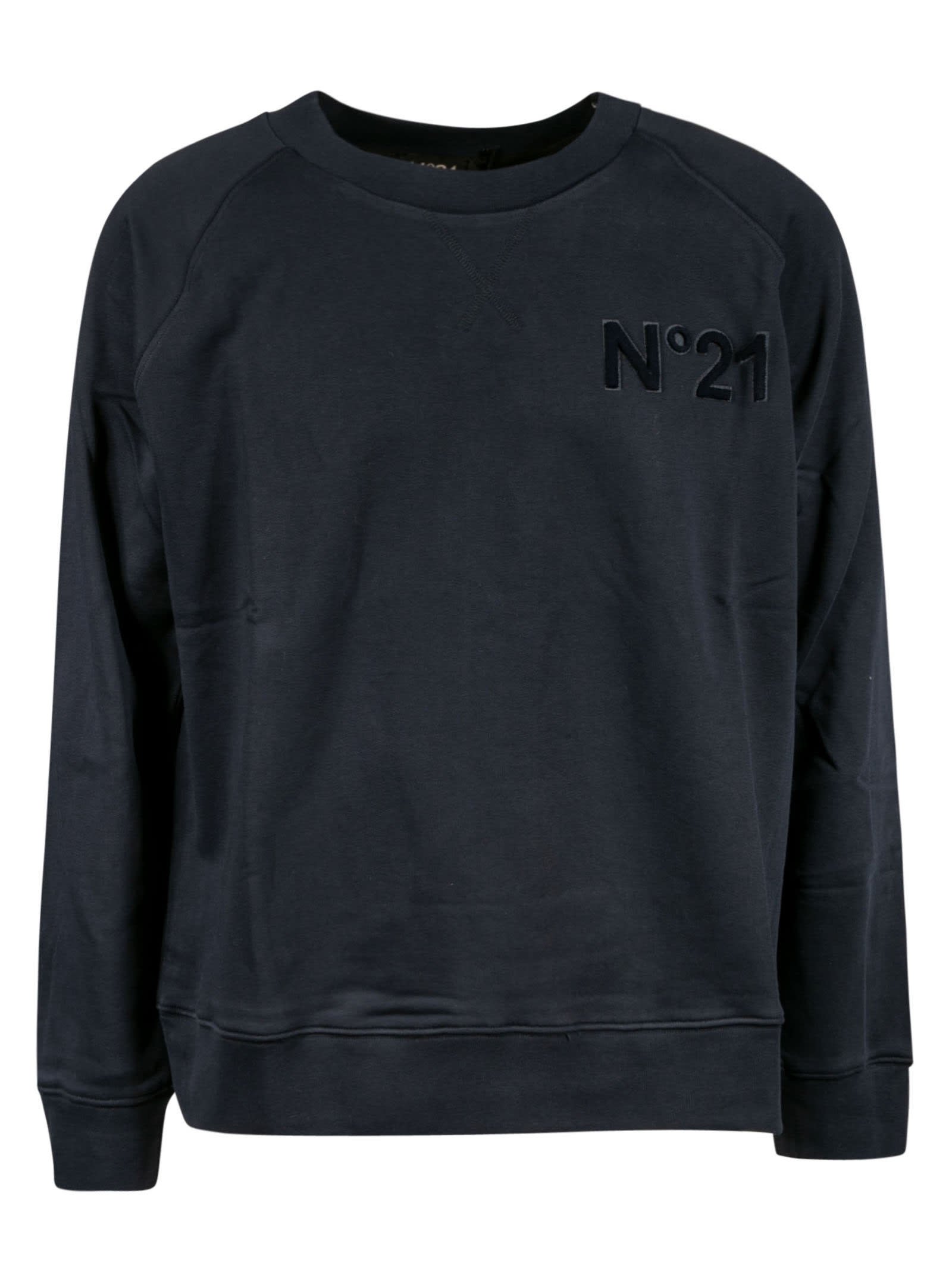 N.21 Logo Patched Sweatshirt