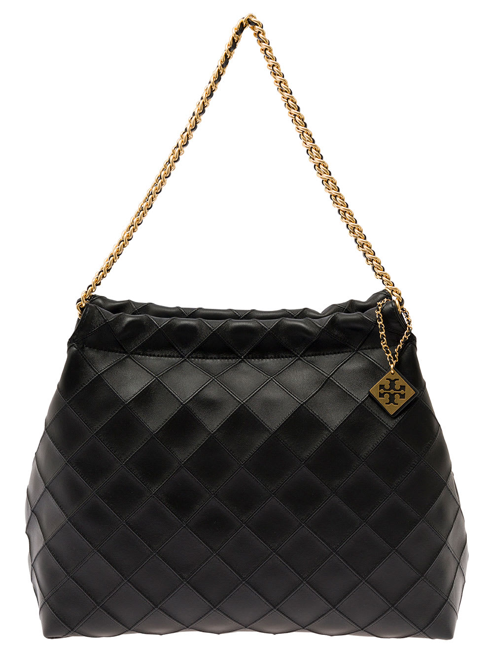 Shop Tory Burch Fleming Tote In Black