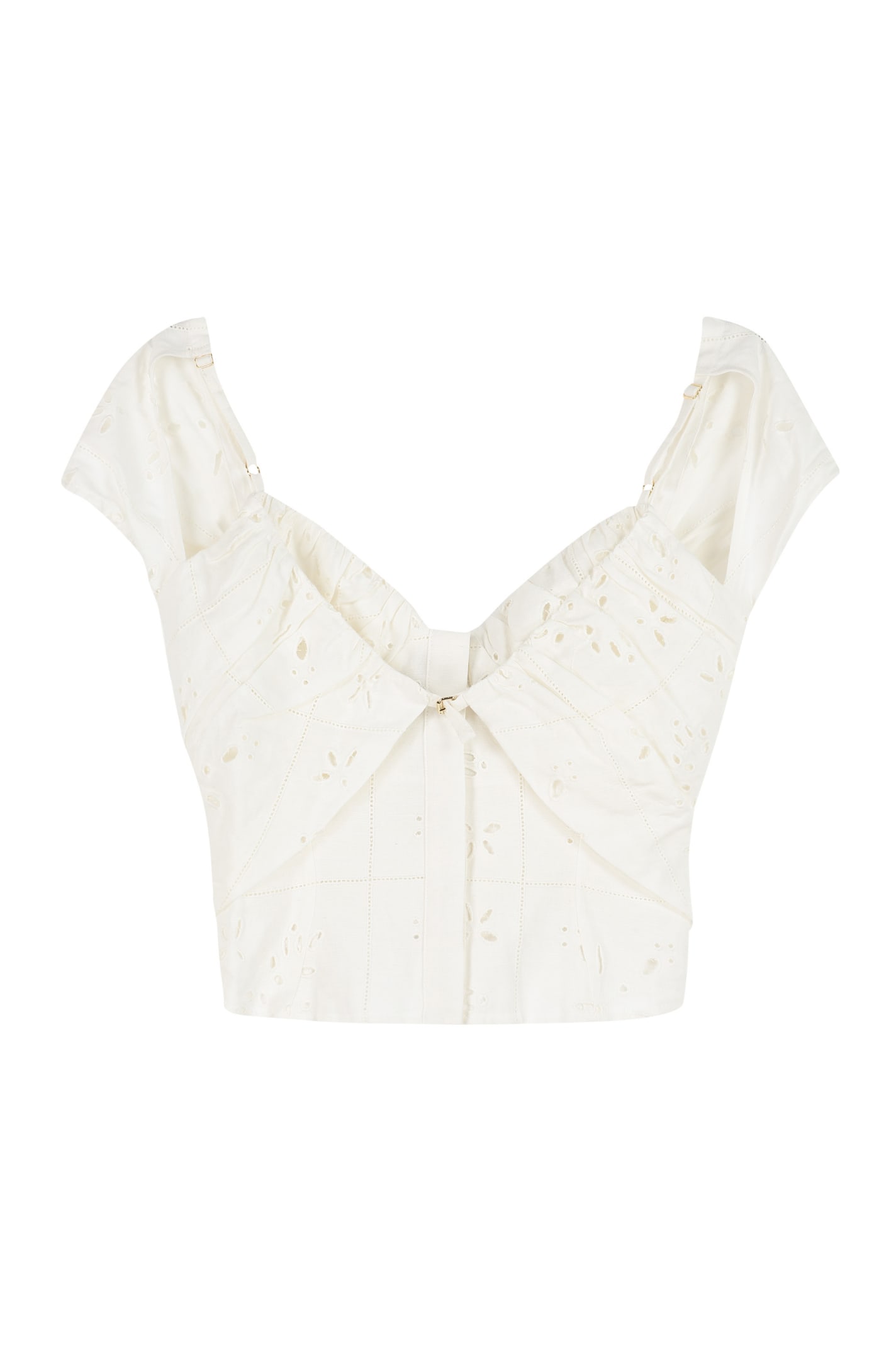 Jacquemus TOVALLO BRODERIE ANGLAISE BLOUSE
