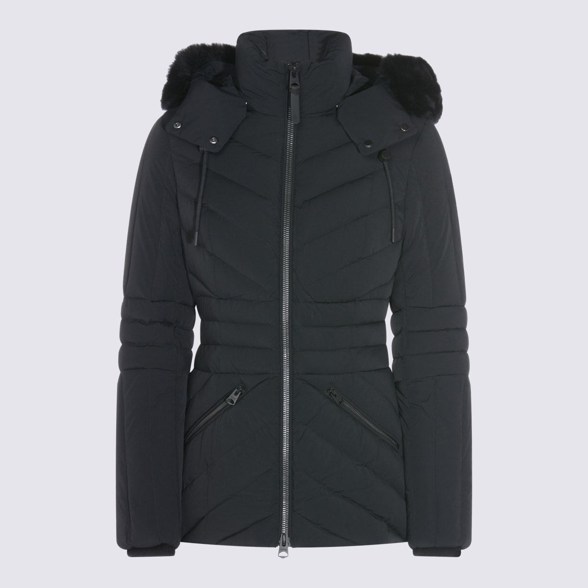 Mackage Black Down Jacket In Gray