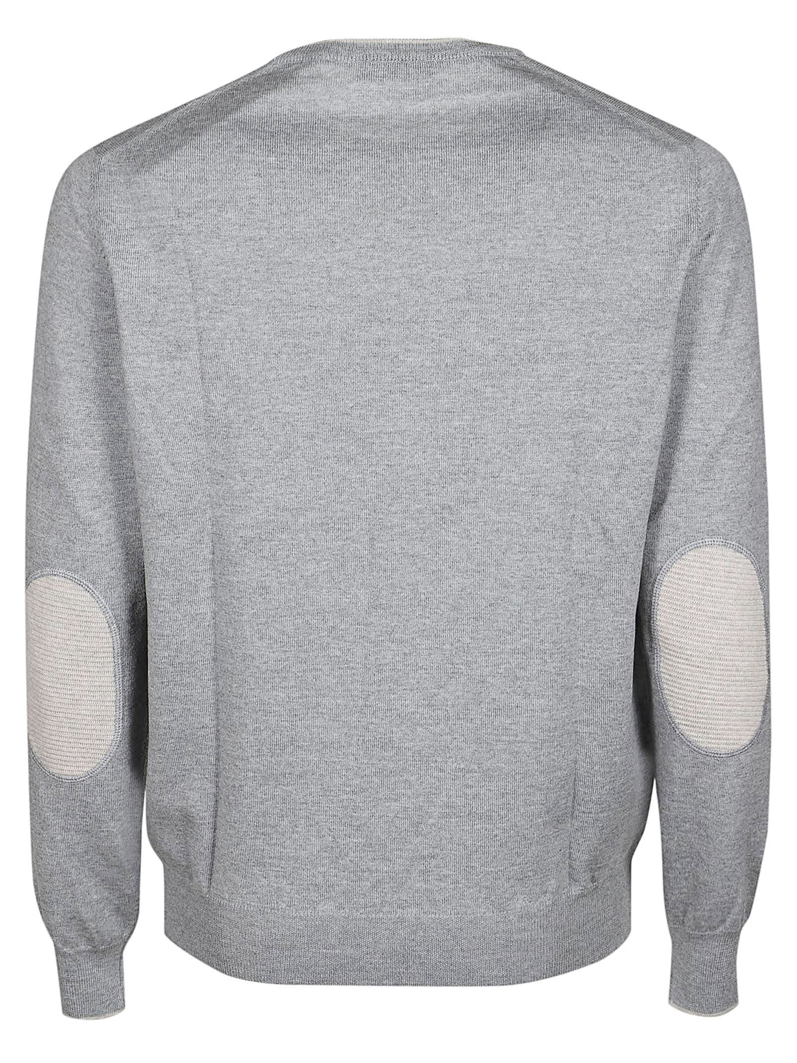 Shop Fay Grey Virgin Wool Sweater