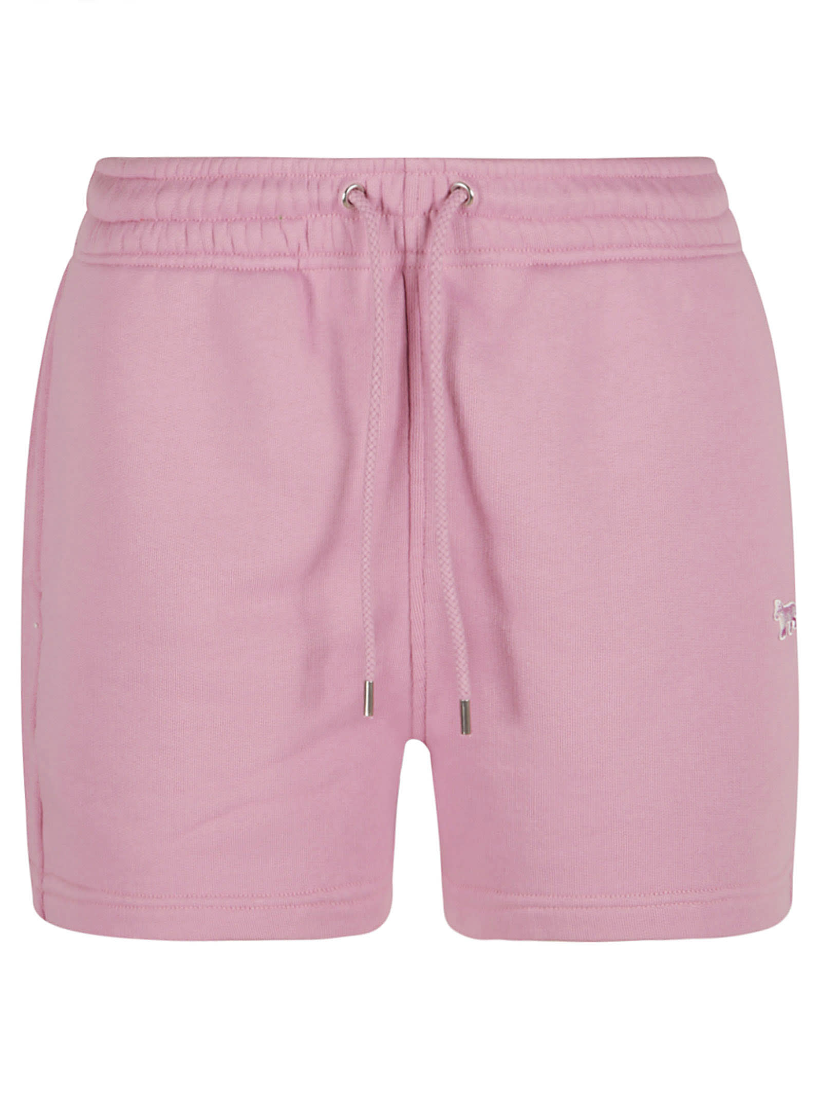 Shop Maison Kitsuné Baby Fox Patched Shorts In Blossom