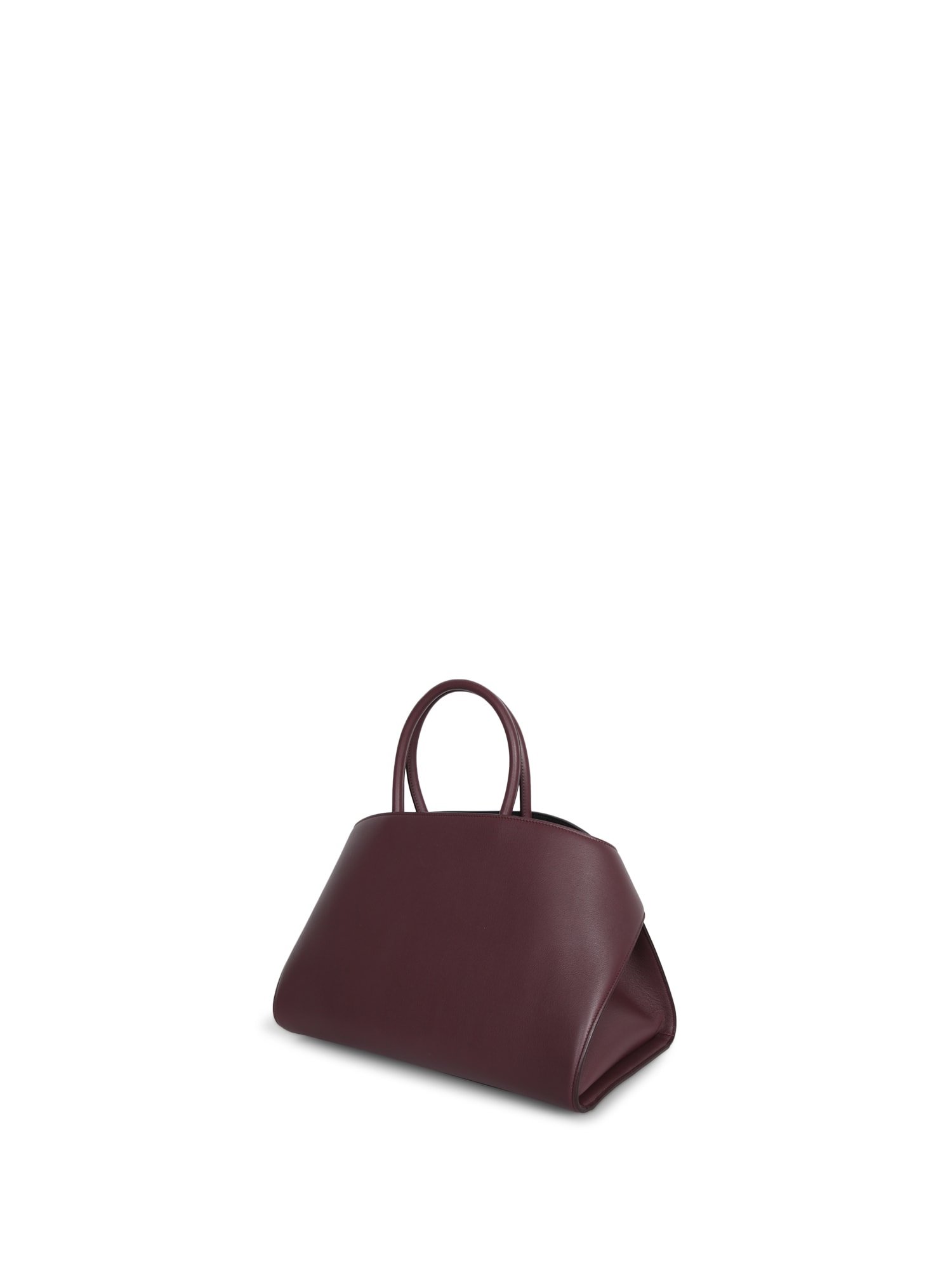 Shop Ferragamo Hug M Barolo Bag In Bordeaux