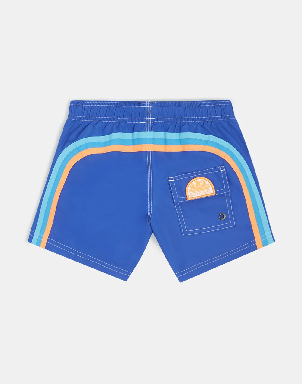 Sundek Kids' Swimsuit With Print In Blue