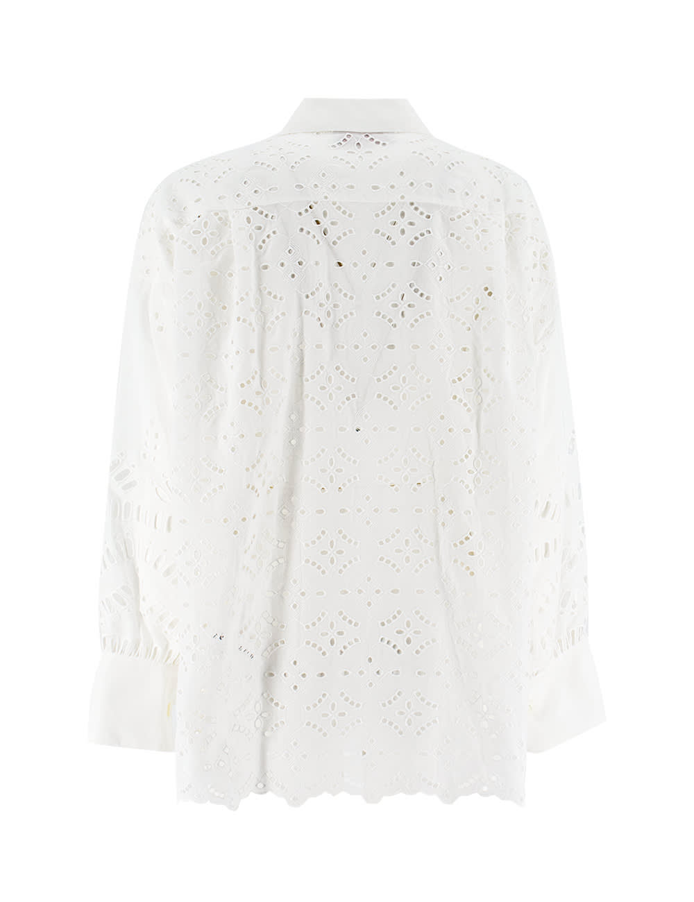 Shop Ermanno Firenze Blouse In Off White