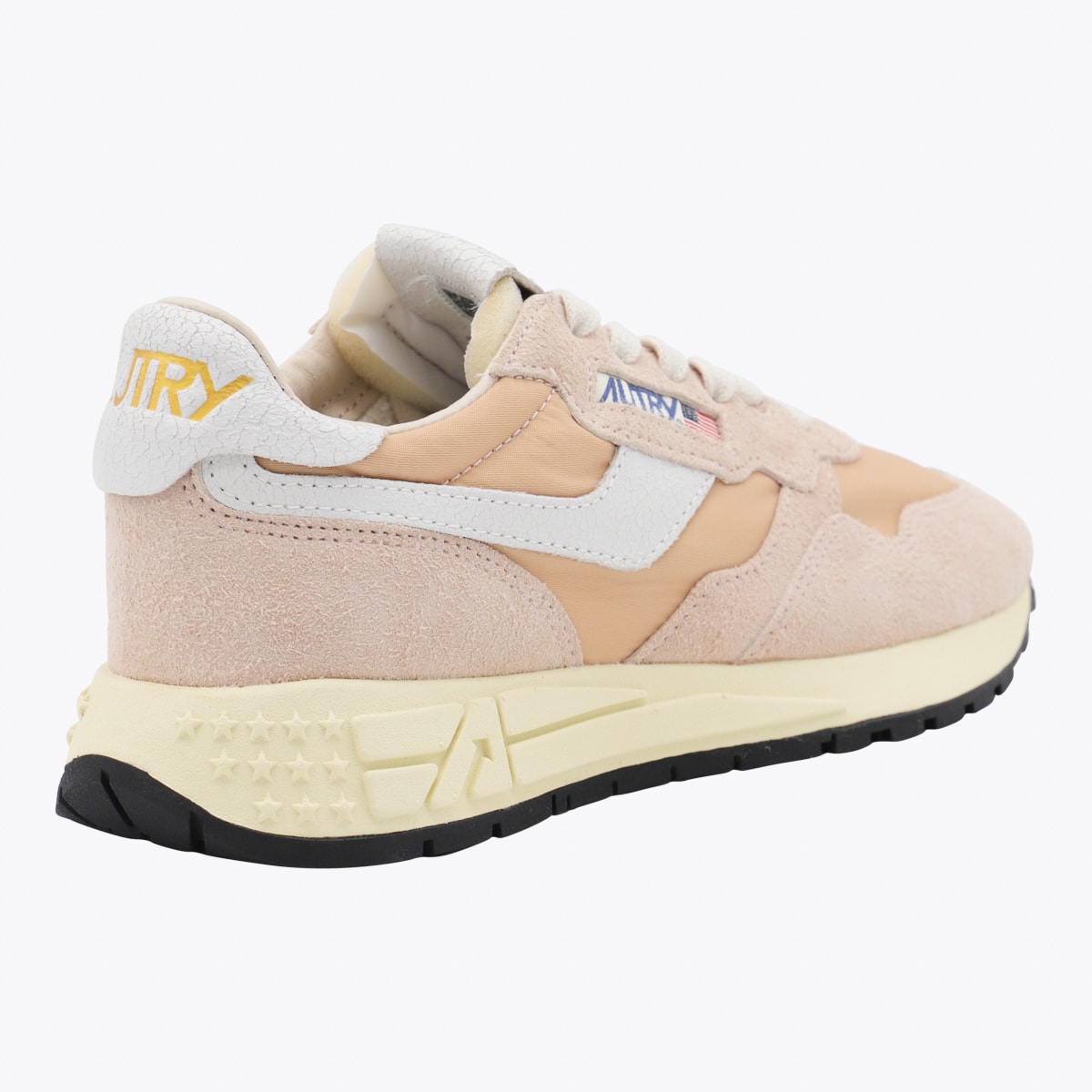 Autry Multicolor Fabric And Suede Reelwind Sneakers