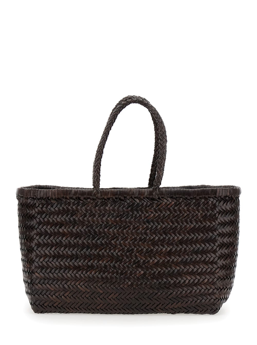 Dragon Diffusion 'bamboo Triple Jump' Brown Tote Bag