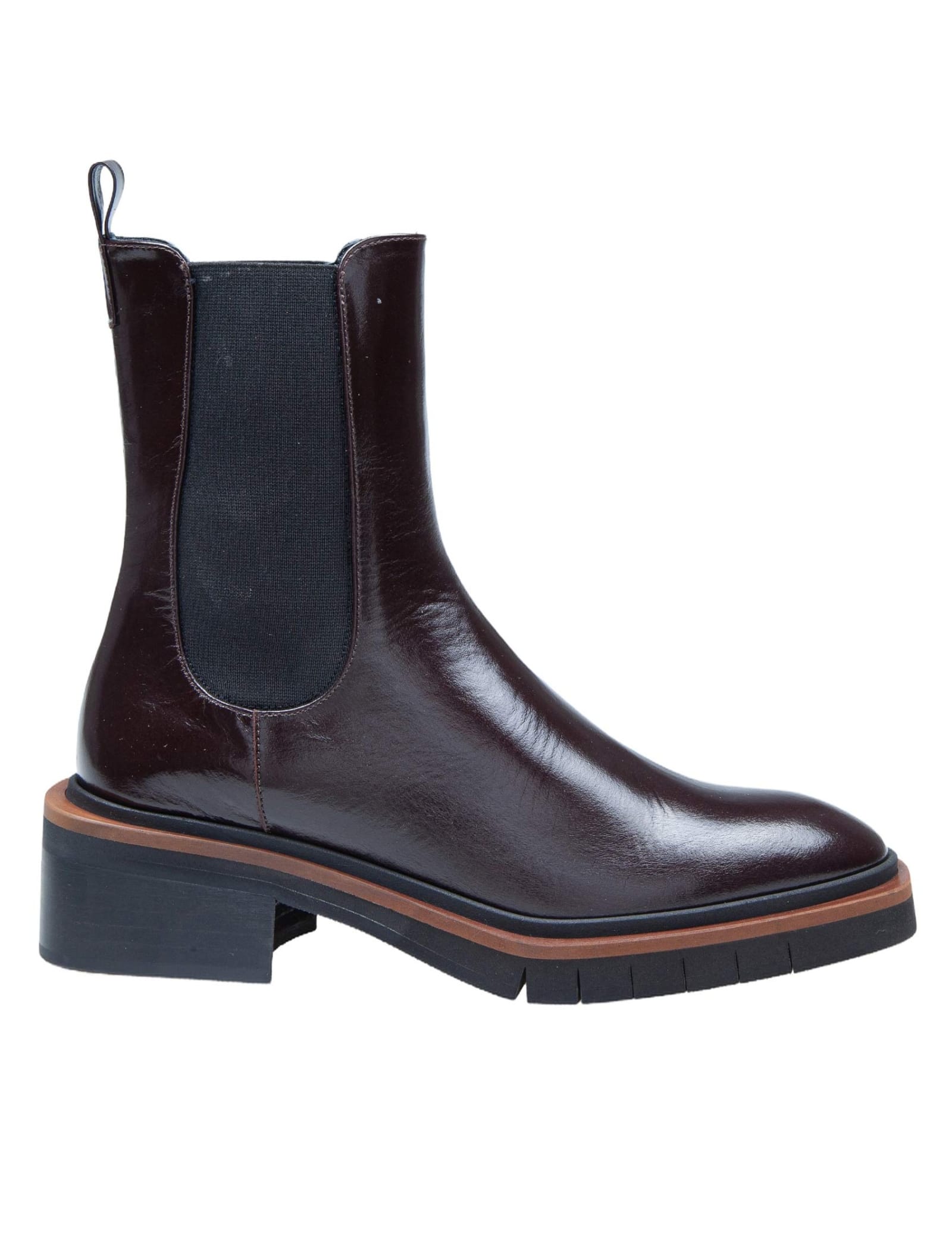 Paloma Barceló Mona Ankle Boot In Brown Leather