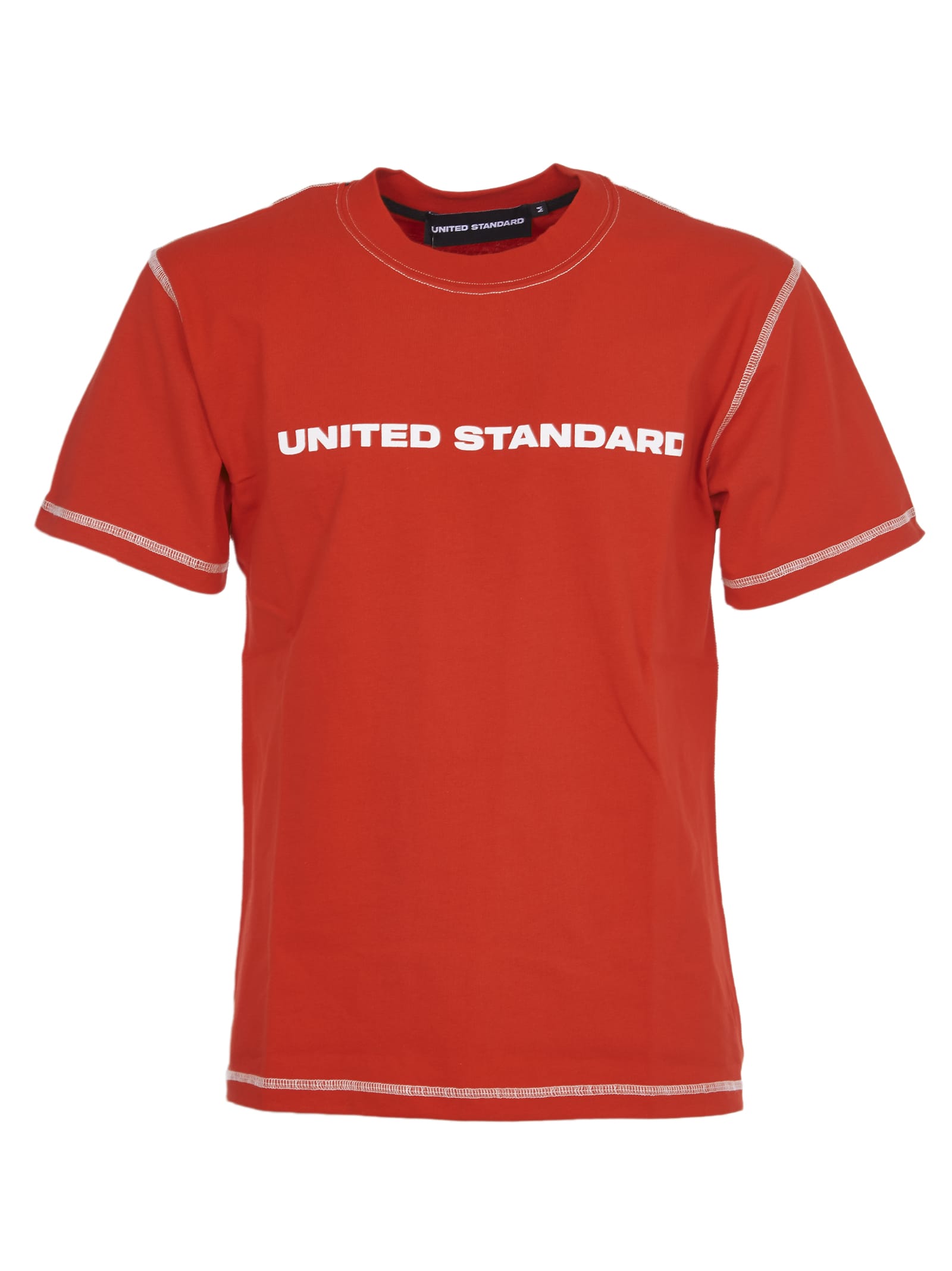 UNITED STANDARD RED T-SHIRT WITH LOGO,20SUSTS01 /RED