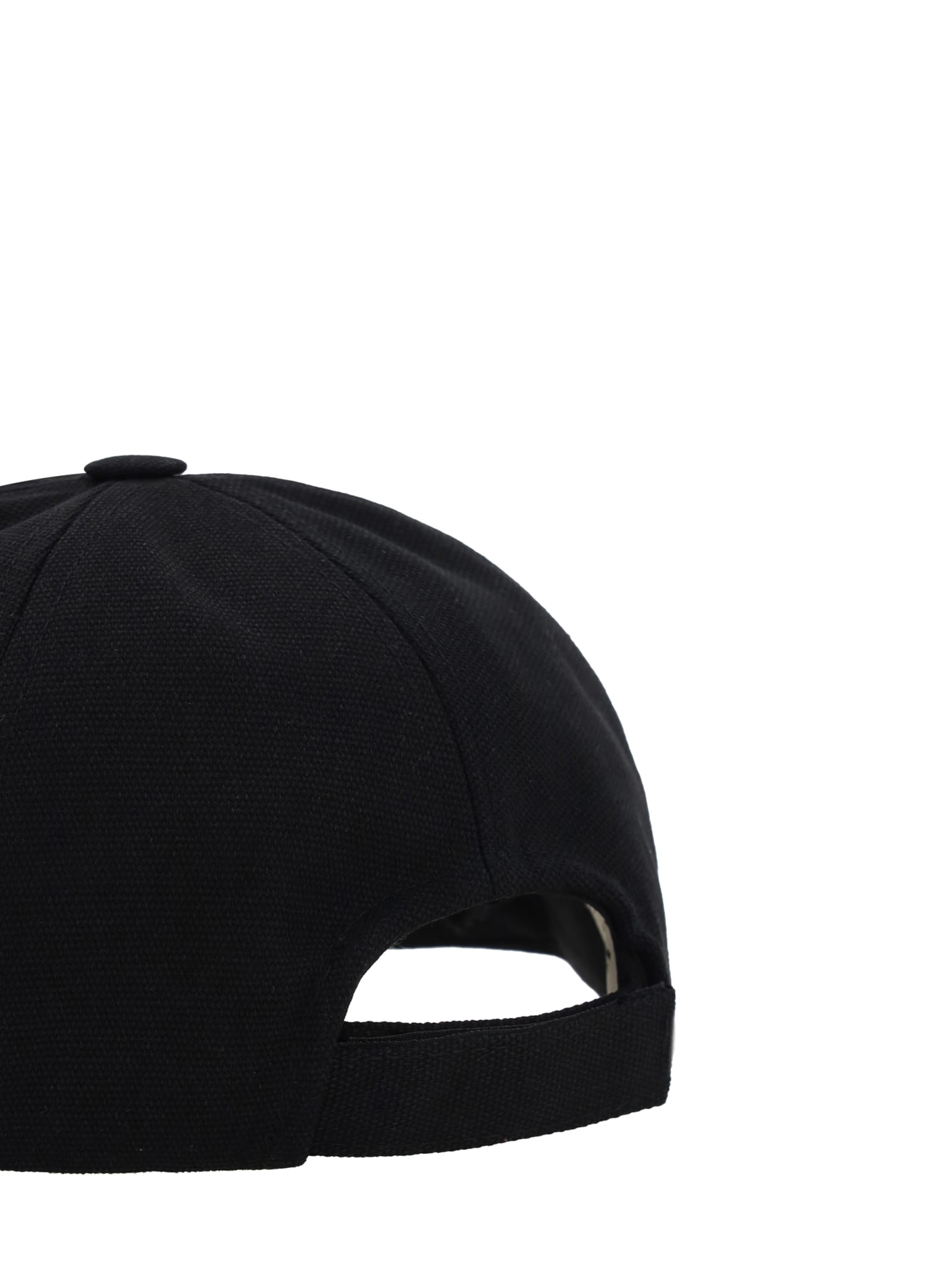 Shop Isabel Marant Tyron Baseball Hat In Black/ecru