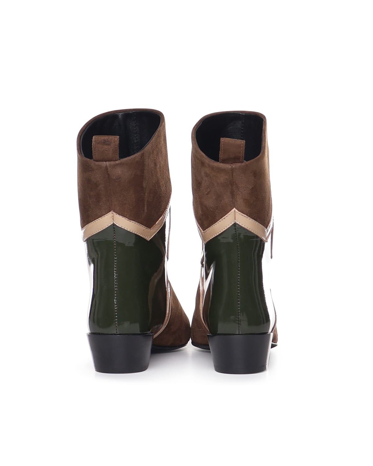 Shop Marc Ellis Suede Texan Boot With Star In Camel
