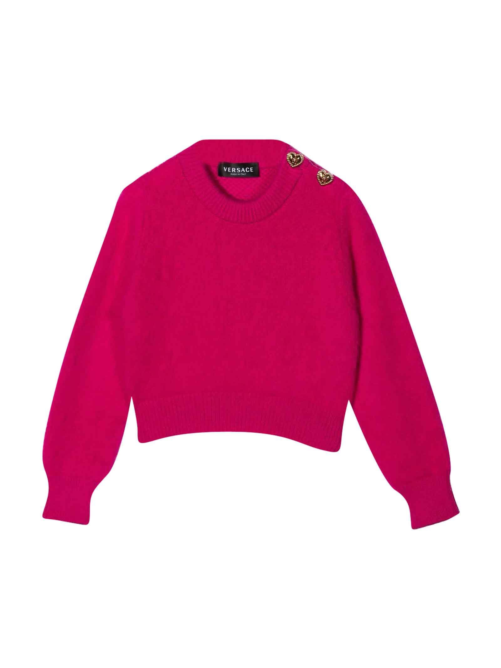 Versace Fuchsia Sweater Girl Kids