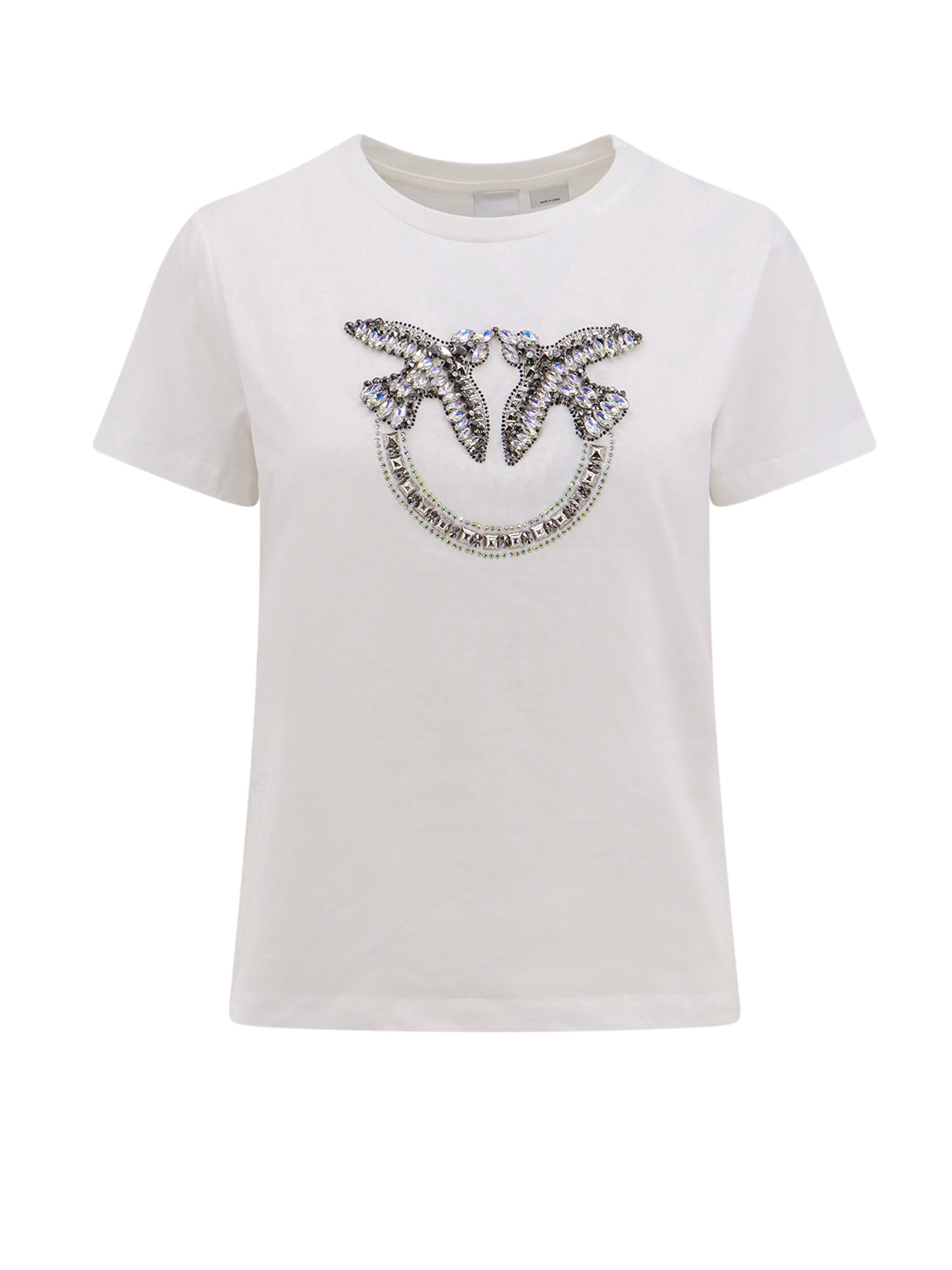 Shop Pinko T-shirt In Bianco