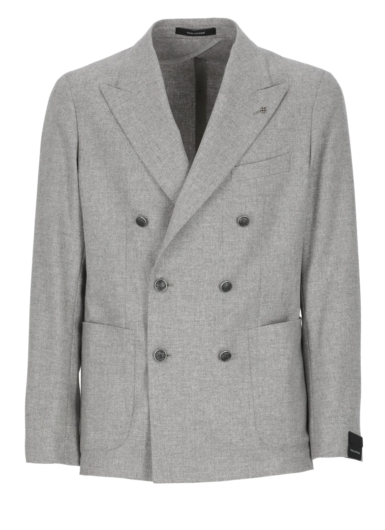 Wool Double-breasted Jacket