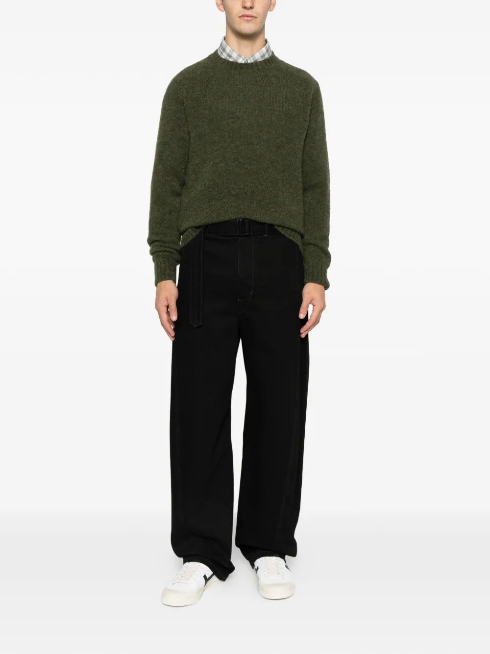 Filippo De Laurentiis Crewneck Sweater Ls In Green