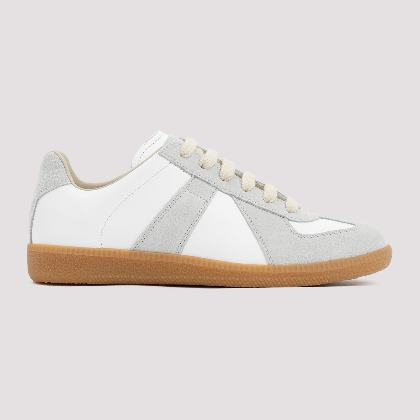 Shop Maison Margiela Replica Sneakers In Dirty White