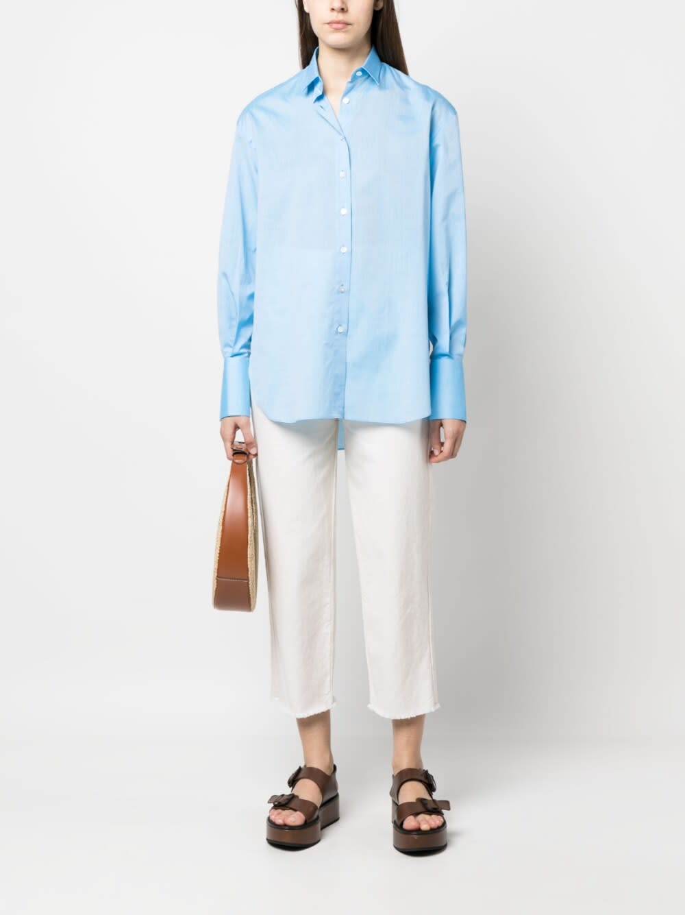 Finamore 1925 Finamore Cotton Shirt In Blue