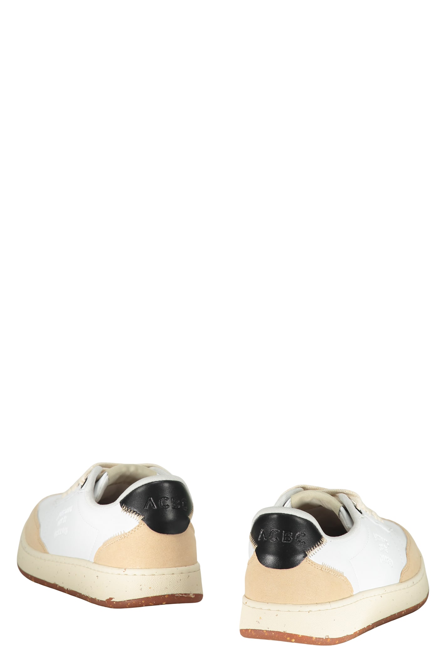 Acbc Elegant White Shoes With Light Beige Sole In White